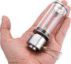 BRS Outdoor Gas Lantern Dreamlike Candle Lamp Portable Tent Lantern Glass Mantle Lantern (BRS-55 1pc)