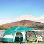 GeRRiT Large Camping Tent Travel Double-Layer Tent Waterproof Family Camping Tent Outdoor Camping Tent