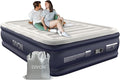 Air Mattress Full with Built in Pump,18''Raised Blow Up Mattress 2 Mins Self-Inflation/Deflation,Upgraded Thicker Inflatable Mattress，Air Bed with Storage Bag for Guests,Home，Camping，660 lbs Max