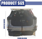 Car Camping Net Accessories Breathable Mesh Car Tent, Compatible with Most Models MPV SUV, Sun Protection, Ventilation, Magnetic Suction, Privacy Protection (67"x59")