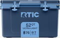 RTIC Ultra-Light 52 Quart Hard Cooler Insulated Portable Ice Chest Box for Beach, Drink, Beverage, Camping, Picnic, Fishing, Boat, Barbecue, 30% Lighter Than Rotomolded Coolers