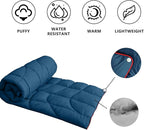 Camping Blanket, Packable Puffy Blanket Down Alternative Blanket Lightweight Windproof Resistant for Outdoors,Hiking, Backpacking,Beach,Car,Picnic,Stadium 52x75in
