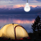 4 Pack USB LED Camping Lantern, 8.2 ft Extra Length Cord Tent Light with USB Y-Cable, Portable LED Bulb for Garage, Warehouse, Car, Truck, Fishing Boat, Room Emergency Light, White