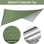 G4Free Large Camping Hammock with Mosquito Net and Rain Fly- 2 Person Portable Hammock with Bug Net and Tent Tarp for Outdoor Hiking Camping Backpacking Travel