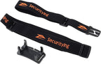 SecurityIng Elastic Headband Adjustable Headlight Strap with 400mm Head Fastening Strap for 22mm - 26mm Headlight Bracket, Nylon Headlamp Straps (1 Pack)
