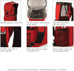 PICNIC TIME NCAA Indiana Hoosiers Zuma Backpack Cooler - Soft Cooler Backpack - Lunch Cooler, (Red)