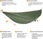 anymaka Fast Set-up in 3 Seconds Adjustable Portable Aluminum Alloy Hammock Stand for Outside with Chair Mode & Lounge Mode up to 105'' - 550 LBS Capacity - Compact & Portable & Stable on Any Terrain
