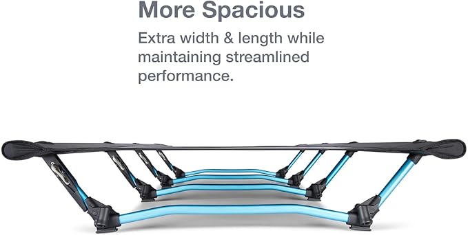 Helinox Cot Max Lightweight, Compact, Collapsible, Portable Camping Cot, Blackout (2026)