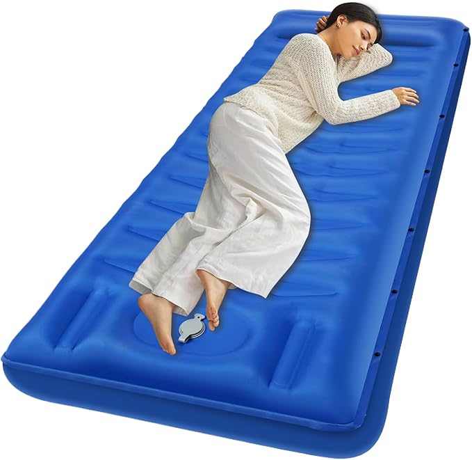 Sleeping Pad,Portable Self Inflating Outdoor Survival Gear | Camping Mattress Pad - for Backpacking Tent Hiking Traveling Beach