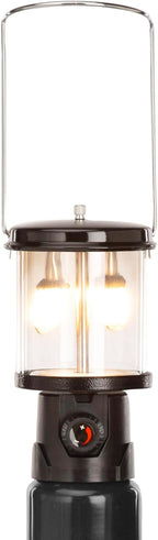 Stansport Propane Mantel Lantern – Outdoor Light with Adjustable Brightness, Carry Handle, Ventilated Hood, High-Output, Portable, for Emergency, Backpacking, Camping – Mantels Included
