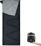 REDCAMP Ultra Lightweight Sleeping Bag for Backpacking, Hiking, Comfort for Adults Warm Weather, with Compression Sack