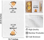 4Pcs Camper Kitchen Towel, Camping Gift, Camp Kitchen, RV Decor, Vintage Trailer Camper Decor, Motor Home Decoration Towels, Retirement Gift, Waffle Weave Hand Towels for Kitchen Camp-1