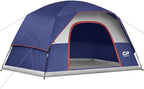Tents for Camping 6 Person Tent Waterproof Windproof Double Layer Family Camping Tent, Easy Setup Dome Tent with Large Mesh Windows & Wider Door for Outdoor Camping & Hiking