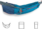 Grand Trunk 360° ThermaQuilt 3-in-1 Hammock Underquilt | Converts to Sleeping Bag or Blanket | 40°F Rated, Lightweight Insulated Camping Quilt | Blue/Navy