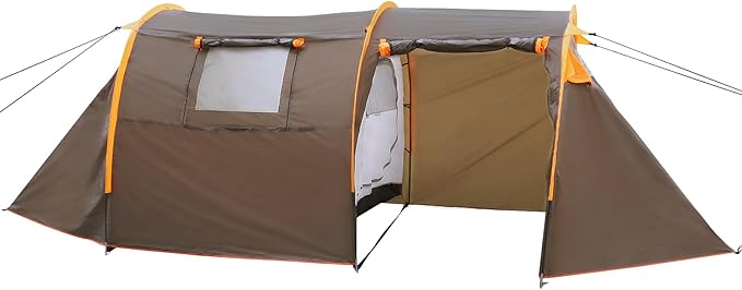 generic Oxford 2-Person Backpacking Tent Windproof Lightweight Tent Rainproof Waterproof Tent for Camping Hiking Cycling