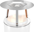 Upgraded Heat Deflector for Solo Stove Ranger 15’’, 304 Stainless Steel Heat Diffuser with Detachable Legs & Fix Hoop, Capture and Redirect Warmth, Camping Accessory