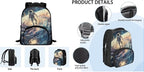 Astronaut Backpack for School Boys 6-7 Toddler School Backpack 3-4 Boys with Lunch Bag and Book Sleeve Casual Daypack Travel Rucksack for Kindergarten Students