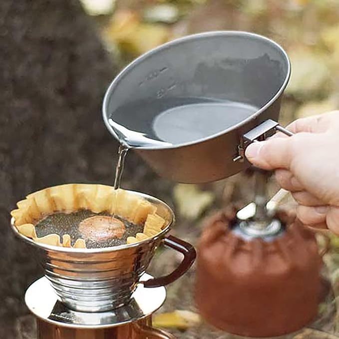 Highmount 45361 Camping Tableware, Drip Sierra Cup, Titanium, 15.2 fl oz (450 ml), 2021 Model