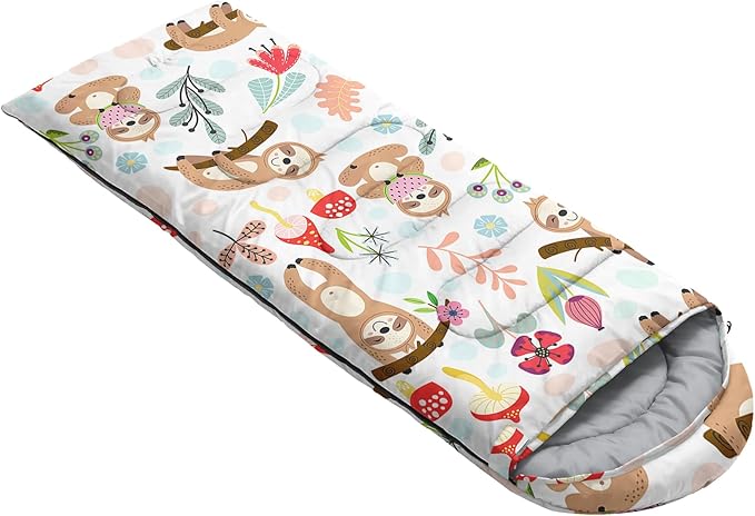 QOOMO Camping Sleeping Bags,3 Season Warm & Cool Weather,Lightweight,Waterproof Sleeping Bags for Adults & Kids Traveling,and Outdoors