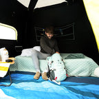 CORE Blackout Instant Cabin Tent | Large Family Pop Up Dark Room Tent with Easy Camp Setup | Included Storage Pockets for Outdoor Camping Accessories