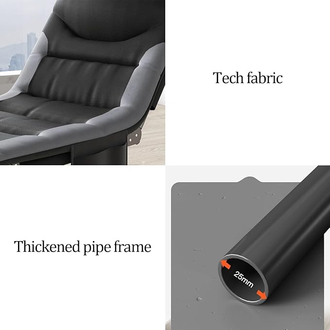 Sleeping Cots/Camping Cots for Adults, Folding Sleeping Cot Bed with Mattress, 6 Adjustable Positions, Portable Bed for Travel, Office, Home(190 * 65 * 30cm/74.8 * 25.6 * 11.8in)