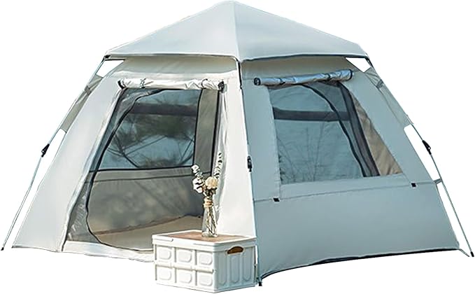 Genérico Camping Tent | Wide and Easy to Set Up Quick - Family Tent for Outdoor Activities, for Adults Teenage Couples on Picnic Hiking Mountaineering and