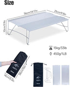 WildCall Mini Solo Folding Table Ultralight Compact with Carry Bag for Backpacking Camping Hiking Beach