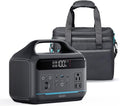 Portable Power Station 192Wh(60,000mAh) with Bag, 300W (600W surge) Power Bank LiFePO4 Battery Backup, Compact Solar Generator 8-Port Design w/2 AC Outlets for Home,RV, Hurricane, Camping,Emergency