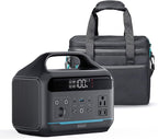 Portable Power Station 192Wh(60,000mAh) with Bag, 300W (600W surge) Power Bank LiFePO4 Battery Backup, Compact Solar Generator 8-Port Design w/2 AC Outlets for Home,RV, Hurricane, Camping,Emergency