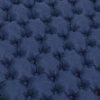 Alomejor Sleeping Pad, Self Inflating Camping Mat with Built in Foot Pump for Outdoor Hiking 49.2x77.1in Navy