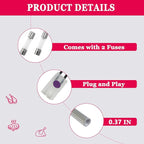 2 Pack Hot Rod Ignitor Compatible with Pit Boss & Camp Chef Wood Pellet Grill, Heating Element Kit Comes with 2pc Fuses