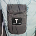 Thermotuff Wearable Sleeping Bag with Dual Hoodie, Long Sleeves, Pockets & Adjustable Drawstring - Ideal for Camping, Cold Weather Hiking, and Stadium Sak Blanket