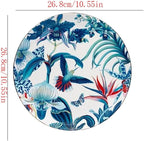 Camping Plates Blue Bone China Dinner Plate Home High-end Tableware Decorative Plate