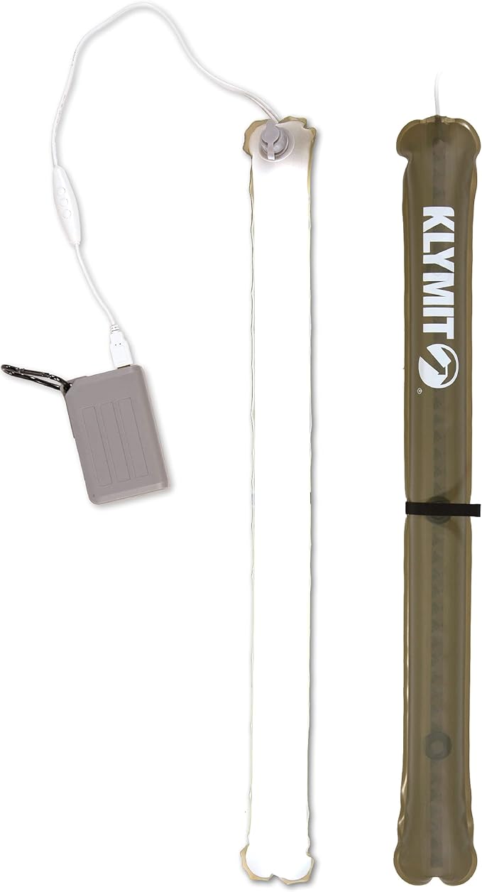 KLYMIT Everglow LED Light Tube | Portable, Inflatable Camping Lantern for Outdoor Security, Water Resistant, Perfect for Backpacking & Van Life