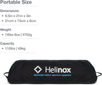 Helinox Table Four Oversize, Packable Camping Table, Black