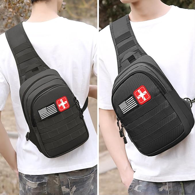 Survival Kit, 151 Pcs First Aid Kit Survival Gear and Supplies Emergency Kit with Bug Out Bag Tactical Military Grade Molle IFAK for Camping, Earthquake, Hiking, Hunting, Gifts for Men Dad