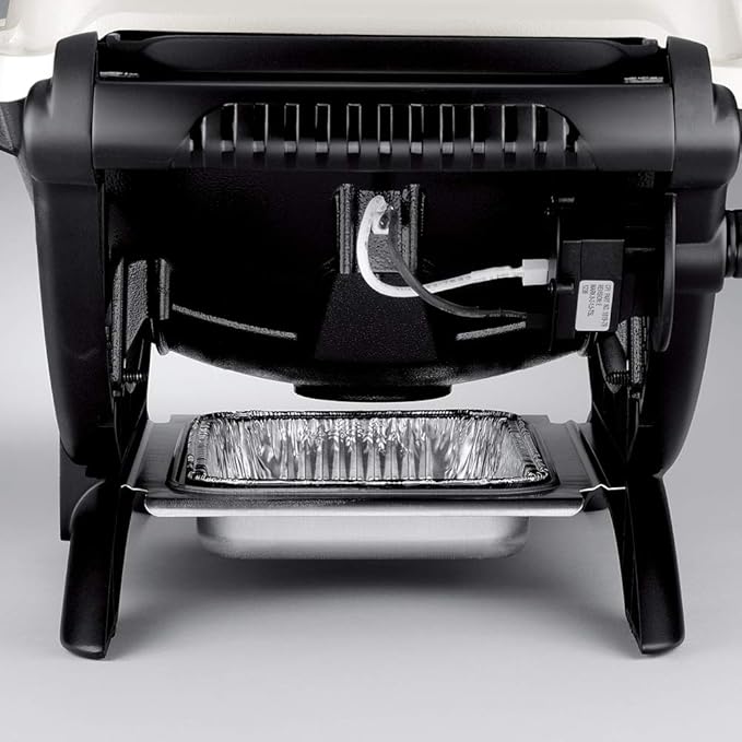 Weber Q1200 Liquid Propane Portable Gas Grill, Blue – 1‑Burner Travel and Camping Grill with Cast‑Iron Grates & Electronic Ignition (8,500 BTU Burner)