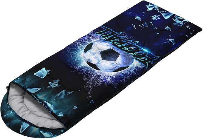 HOSIMA Dear Hunting Pattern Cold Weather Sleeping Bags for Kids Adults,Black Light Weight Waterproof Sleeping Bags for Outdoors Hiking.