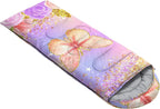 HOSIMA Dear Hunting Pattern Cold Weather Sleeping Bags for Kids Adults,Black Light Weight Waterproof Sleeping Bags for Outdoors Hiking.