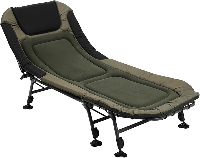 33in Wide Camping Sleeping Cots 397LBS Max Load Foldable Bed Cot with Carry Bag Easy to Set Up for Home Office Nap and Outdoor Beach