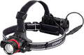 COAST HL8R 2000 Lumen Rechargeable PURE BEAM Focusing LED Headlamp, Black