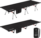 Naturehike ArmyWild Folding Camping Cot, Height Adjustable Ultralight Backpacking Cot, Portable Camping Bed for Camping Hiking Travel Home