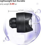 RAHAN Rechargeable Headlights Compatible with Croc, 2 PCS LEDHeadlights, Light Up Charm Accessories for Adults Shoe, Hands-Free Night Light, Camping Lights, IP65 Waterproof Light, Black