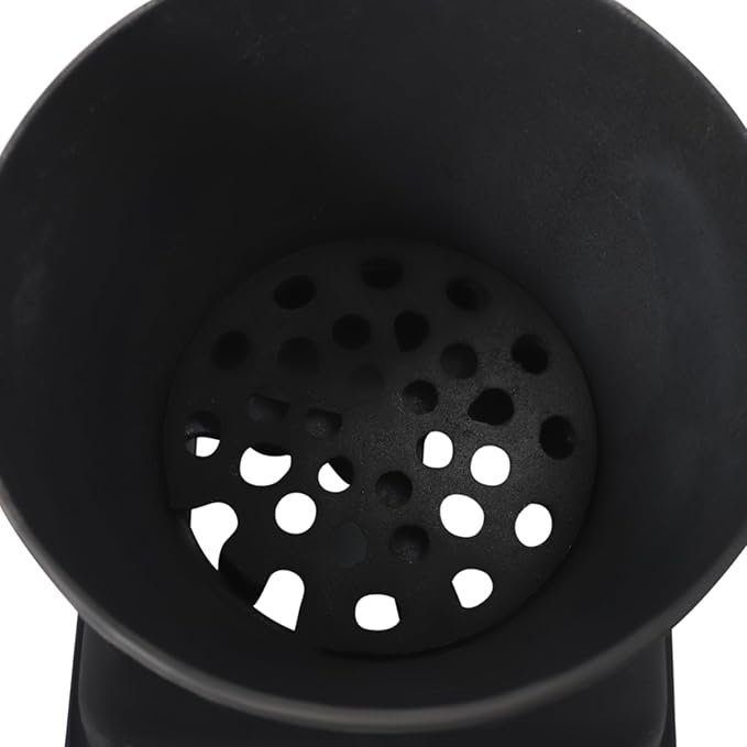 CNCEST Wood Burning Stove with Chimney Pipes,Cast Iron Cast Iron Portable Hot Tent Stove,6m/19.69ft Smoke Sleeve,Wood Stove Heating and Cooking for Camping,Tents,Cooking and Travel (Large)