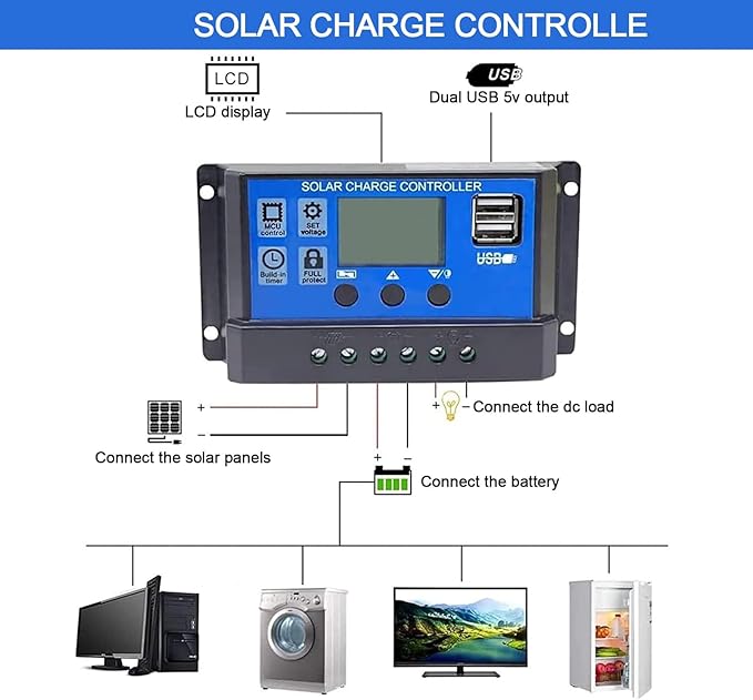 200W 400W 800W Flexible Solar Panel Kit with 40A Charger Controller Cable, Battery for Camping, Caravan, Campervan, Motorhomes, Boat(800W)