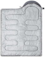 QOOMO Camping Sleeping Bags,3 Season Warm & Cool Weather,Lightweight,Waterproof Sleeping Bags for Adults & Kids,Traveling,and Outdoors,Camping Gear Equipment