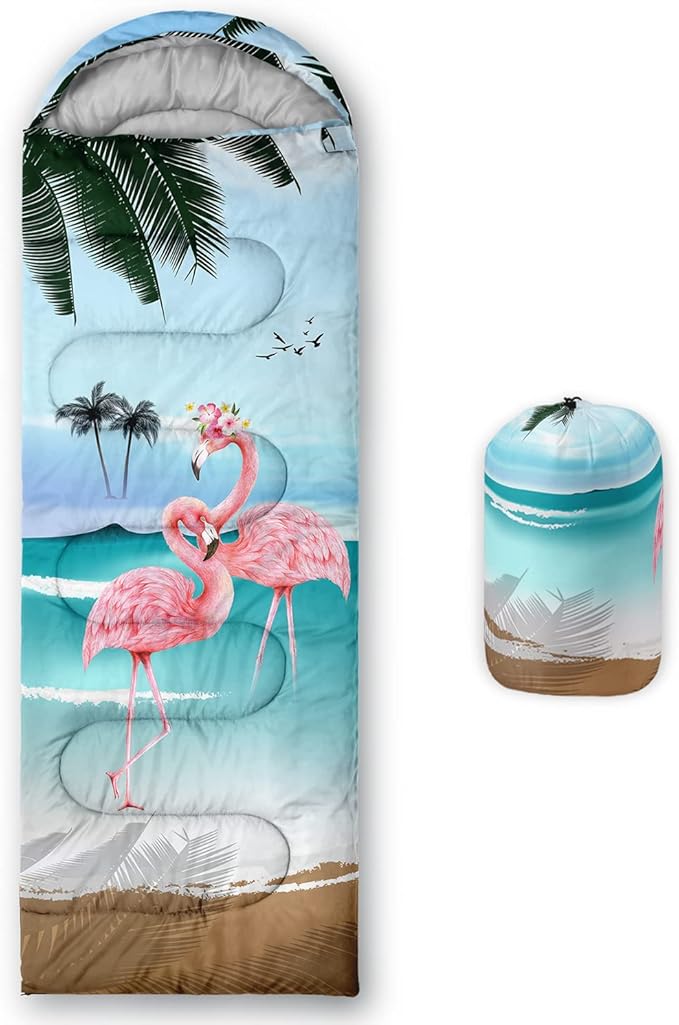 HOSIMA Butterfly Sleeping Bags for Adults and Kids for Camping,Black Gothic Ultralight Sleeping Bag for Cold Weather Summer.