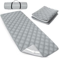 Quilted Foam Mattress Topper Pad, Non-Slip Super Soft Comfortable 75"x30", Cool Sleeping Pad for Camp Cot/RV Bunk/Narrow Twin Beds