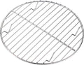 CAMPINGMOON φ8.27inch/φ21cm Round Stainless Steel Roasting Baking Steaming Cooling Rack Cooking Grid Grill Fits for 10-inch Dutch Oven W21