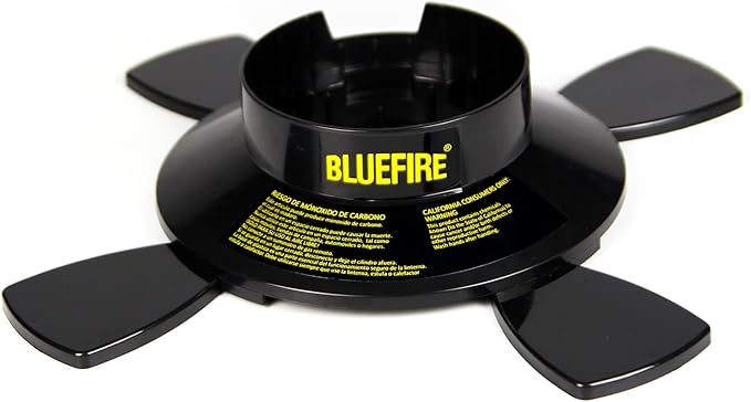 BLUEFIRE Dual-Use Camping & Brazing Fuel Gas Cylinder Stand Star Shape Bottle Base Propane MAPP MAP PRO Canister Stabilizer, Accessory for Portable Welding Torch Burner Stove,Bottle not Included